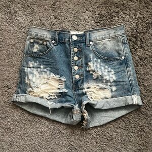 One by One Teaspoon Outlaw Shorts in Size 25